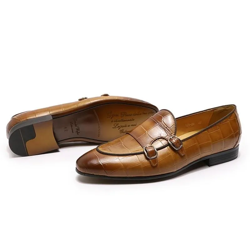 Alliluxe Exotic Slip On Loafers