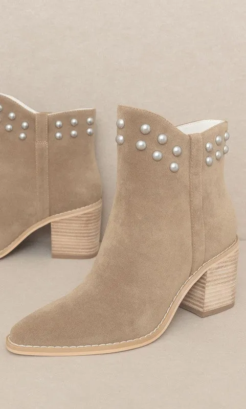 Alofi Studded Collar Booties