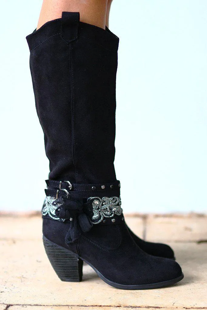 Black Lush Boots