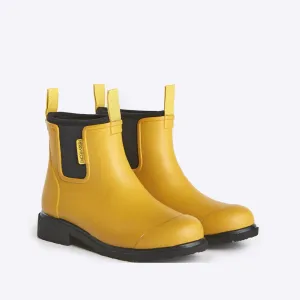 Bobbi Rain Boot // Mustard Yellow & Black