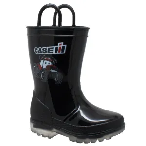 Case IH Toddler's PVC Boot with Light-Up Outsole Black