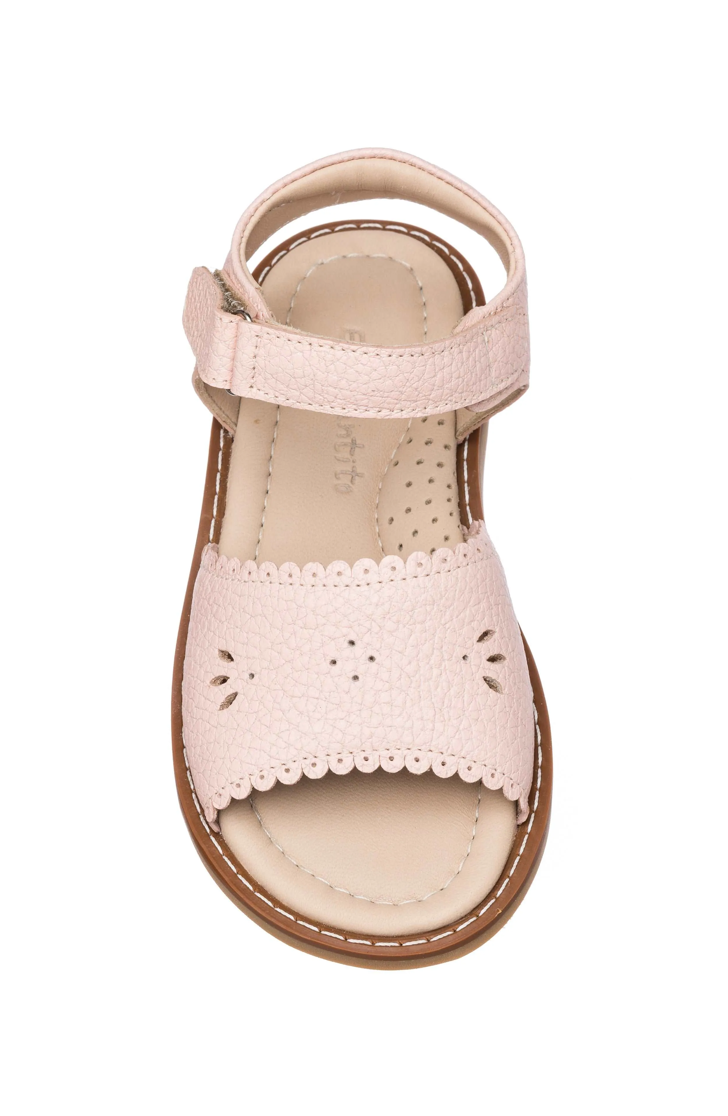 Classic Sandal with Scallop Pink