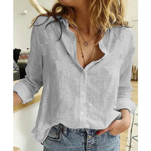 Elegant Women’s Button Woven Top - Stylish & Comfortable