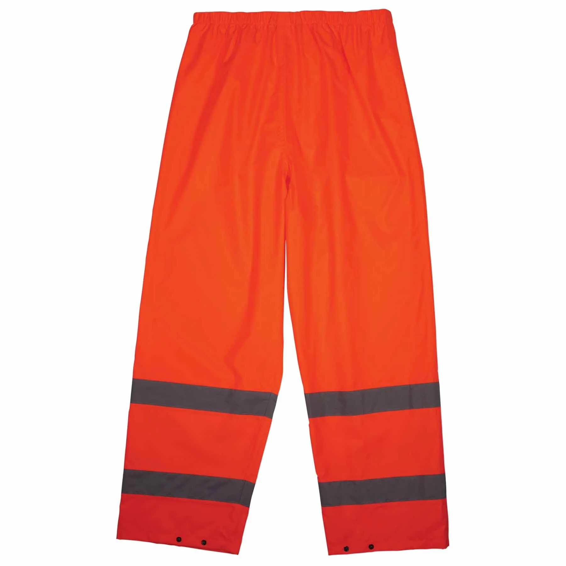 Ergodyne 25445 8916 XL Orange Class E Lightweight Hi-Vis Rain Pants