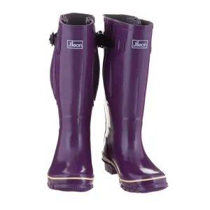 Extra Wide Calf Women's Rain Boots - Purple - Up to 23 Inch Calf - Wide Foot & Ankle