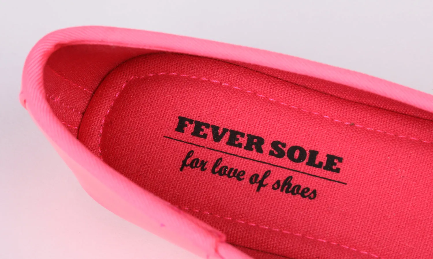 Feversole Women's Macaroon Neon Pink Memory Foam Cushion Insock Patent Ballet Flat