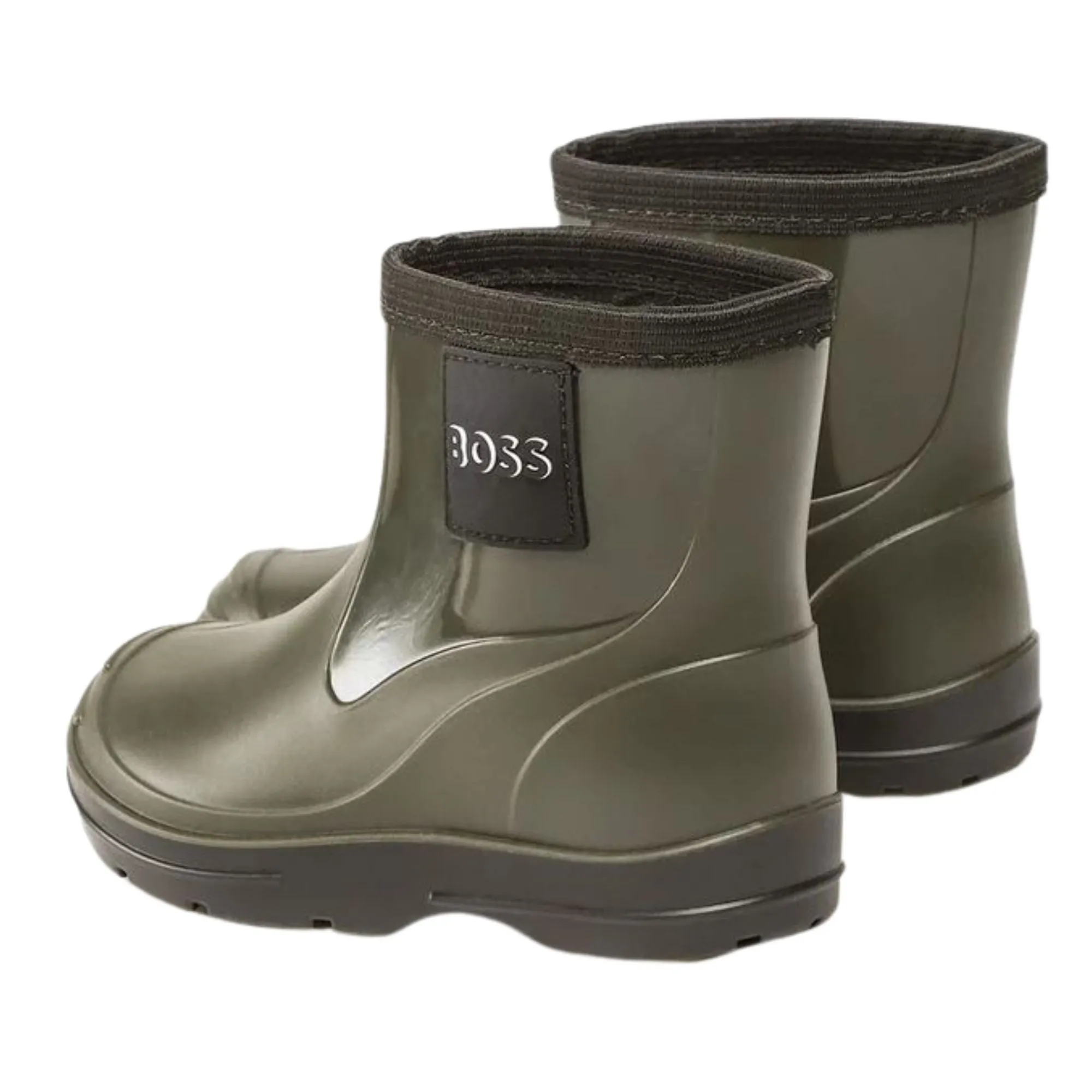 Hugo Boss Green Rain Boot