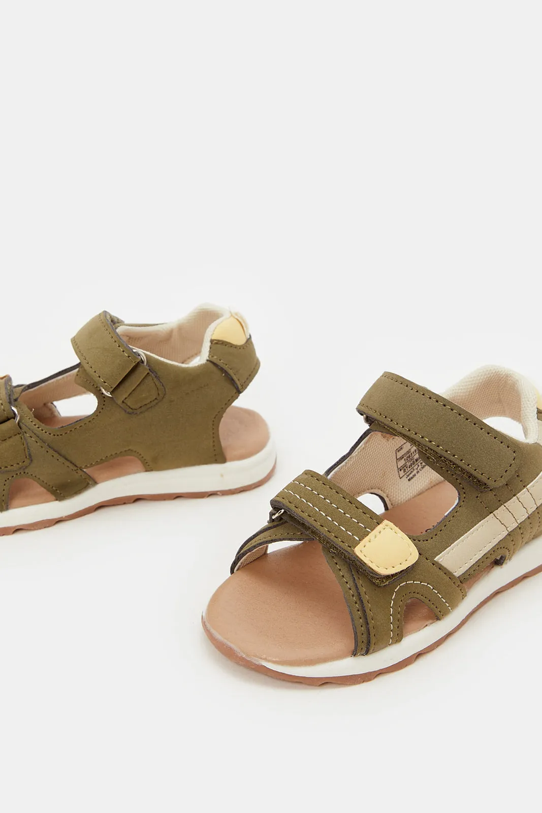 Infant Boys Beige Sporty Sandal