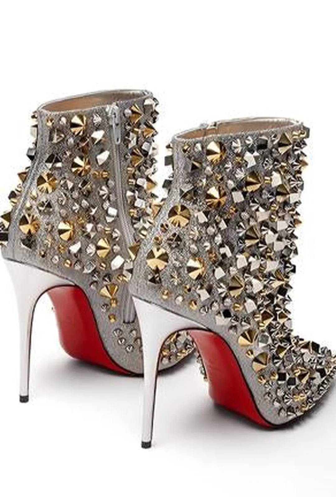 KATTI - STUD GLITTER BOOTS