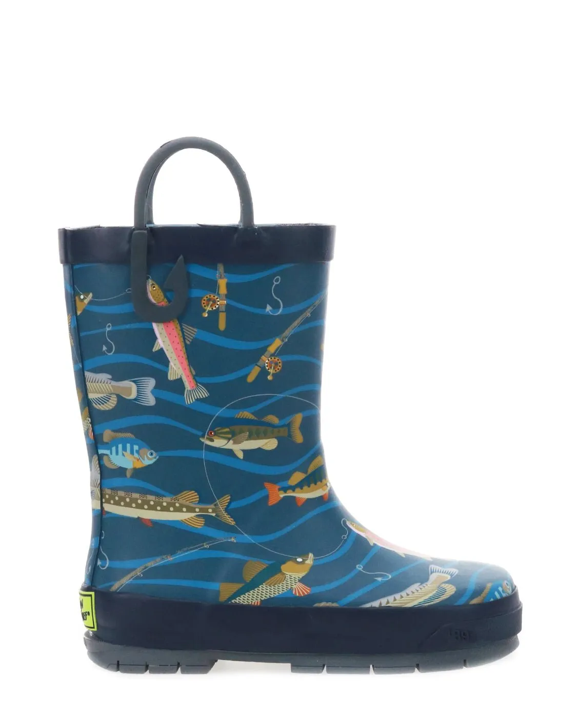 Kids Gone Fish'n Rain Boot - Navy