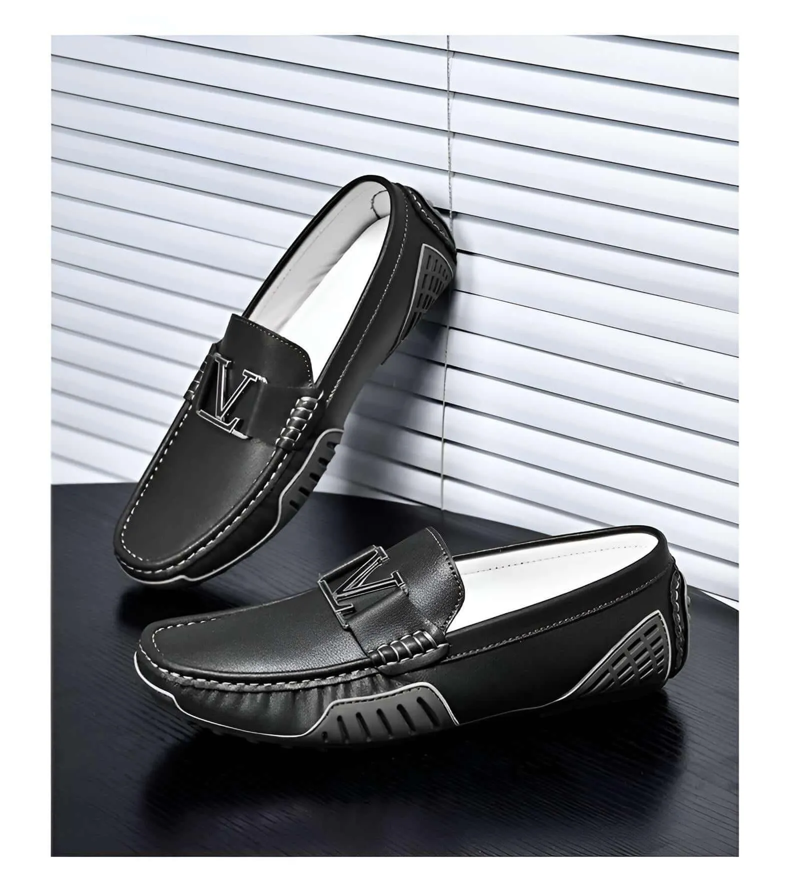 Men's Soft Luxury in Genuine Leather Moccasin Loafers