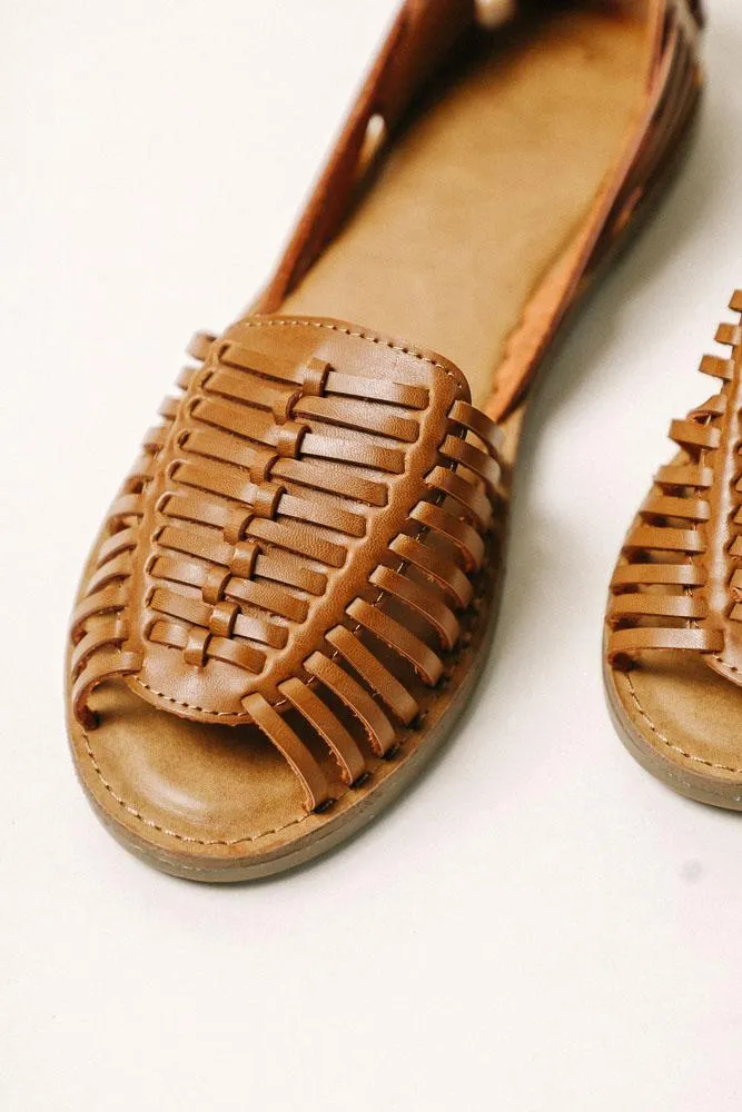 MIA Woven Flats in Brown