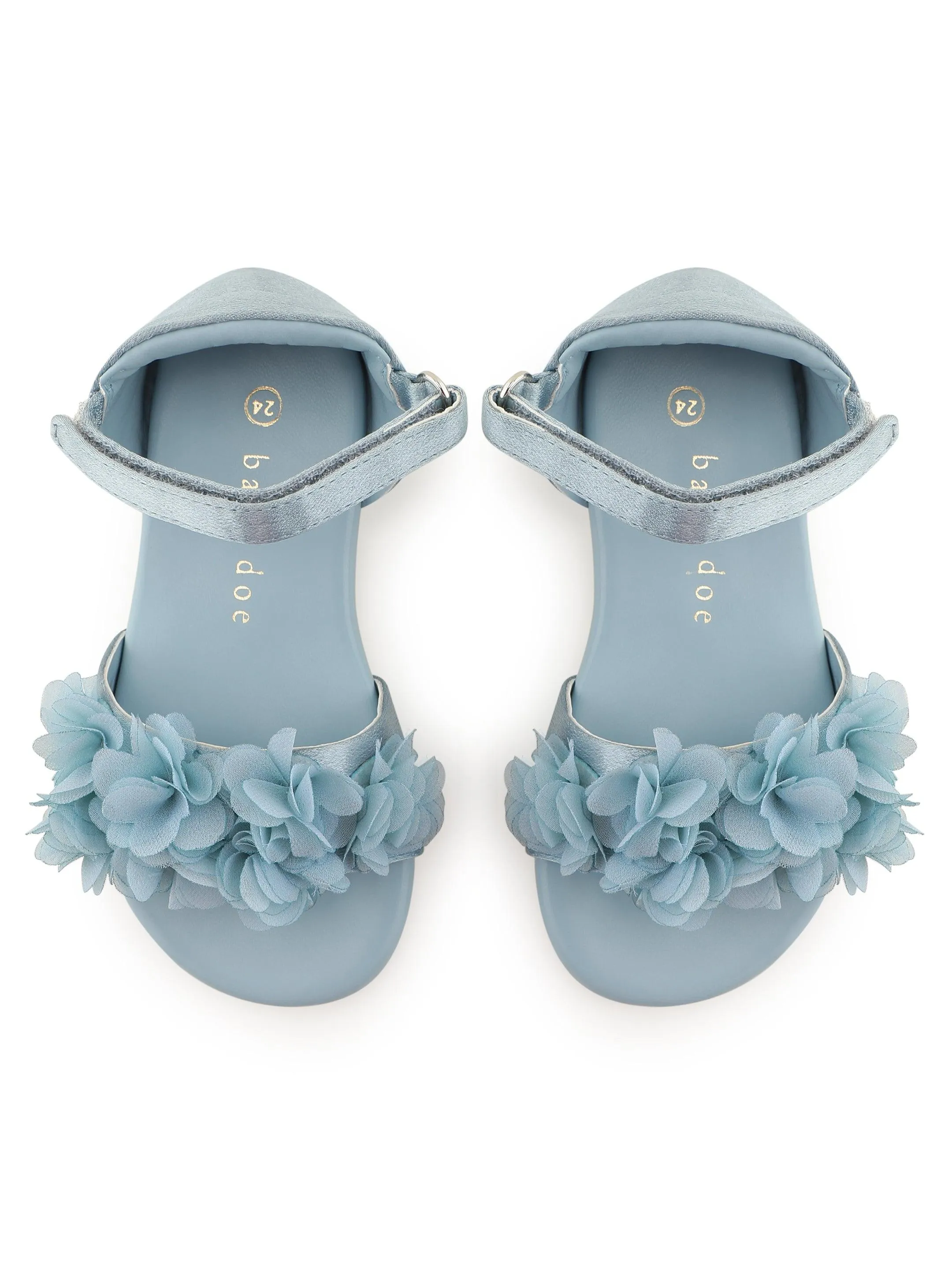 Ocean Blue Blossom Sandal