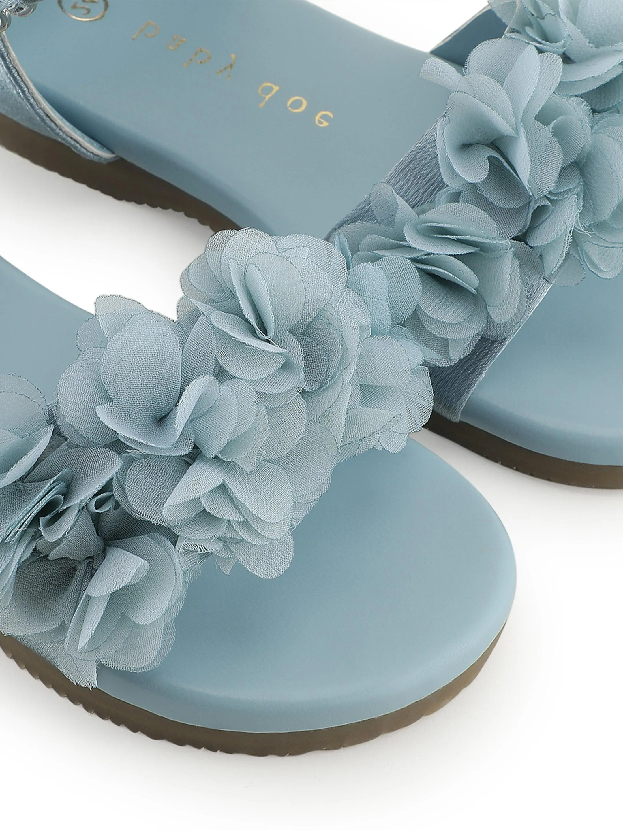 Ocean Blue Blossom Sandal