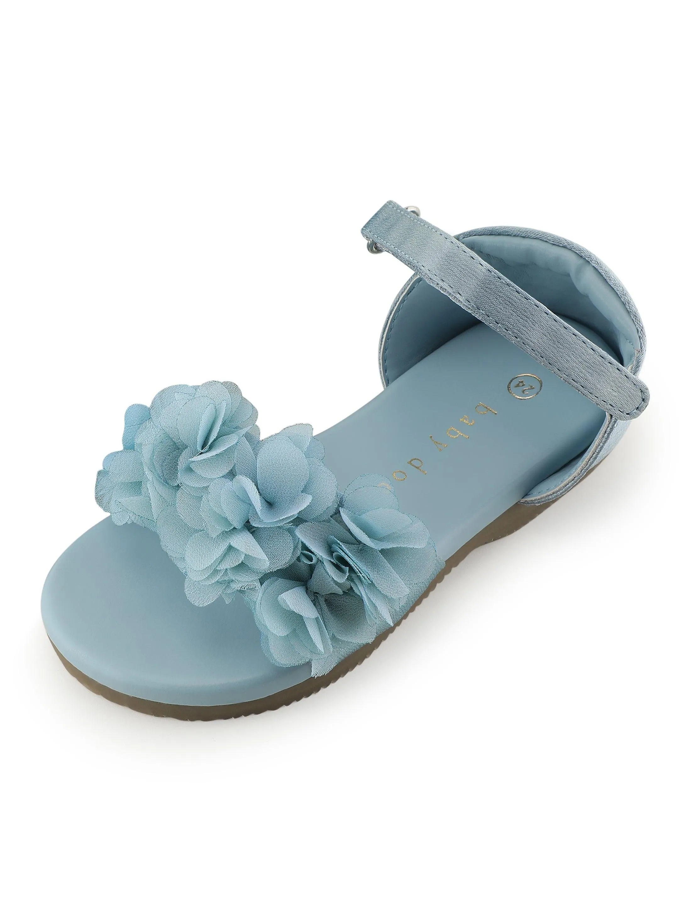 Ocean Blue Blossom Sandal