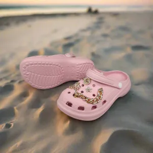 Pink Casual Slipper Sandal