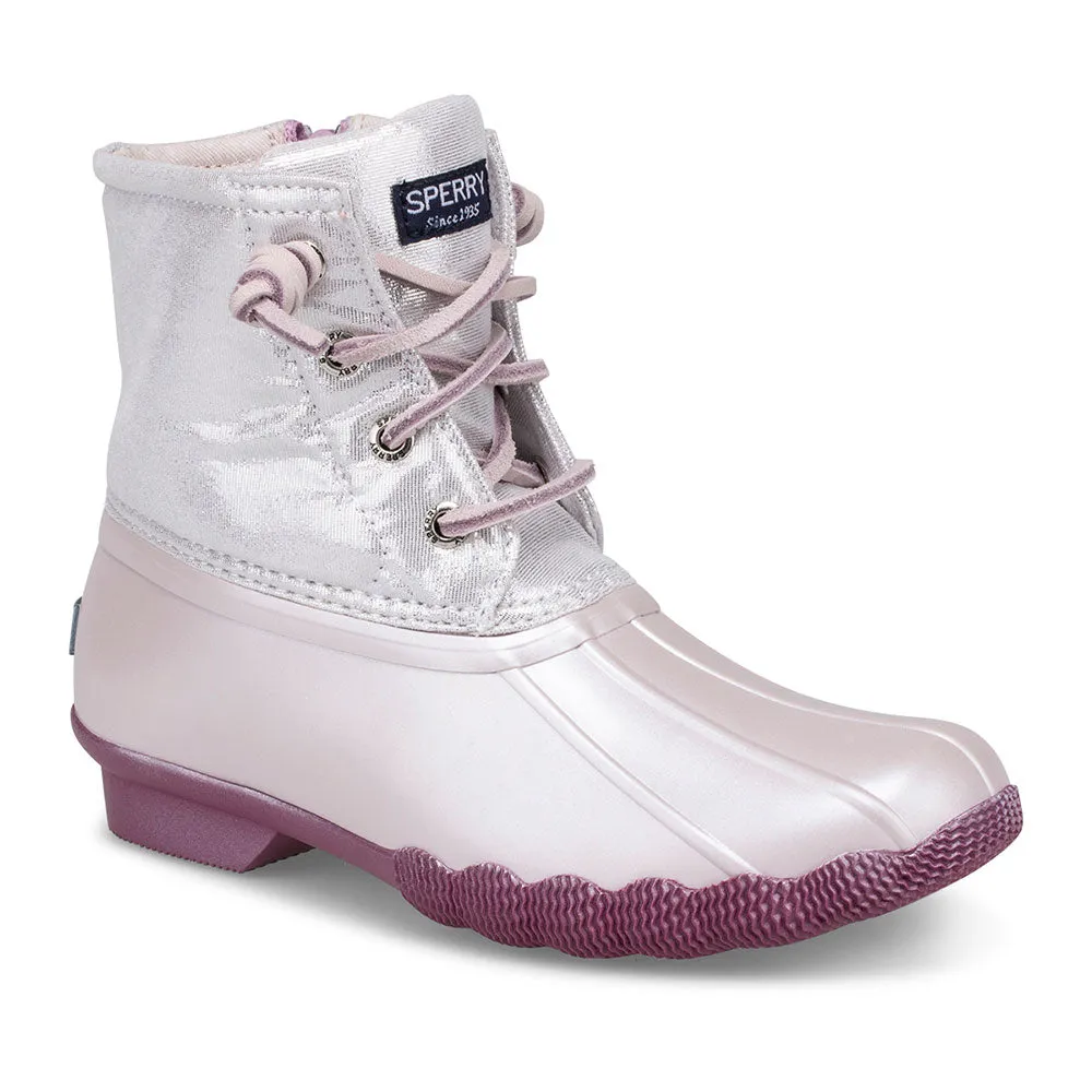 Saltwater Kid's Sparkle Duck Boot - Lilac