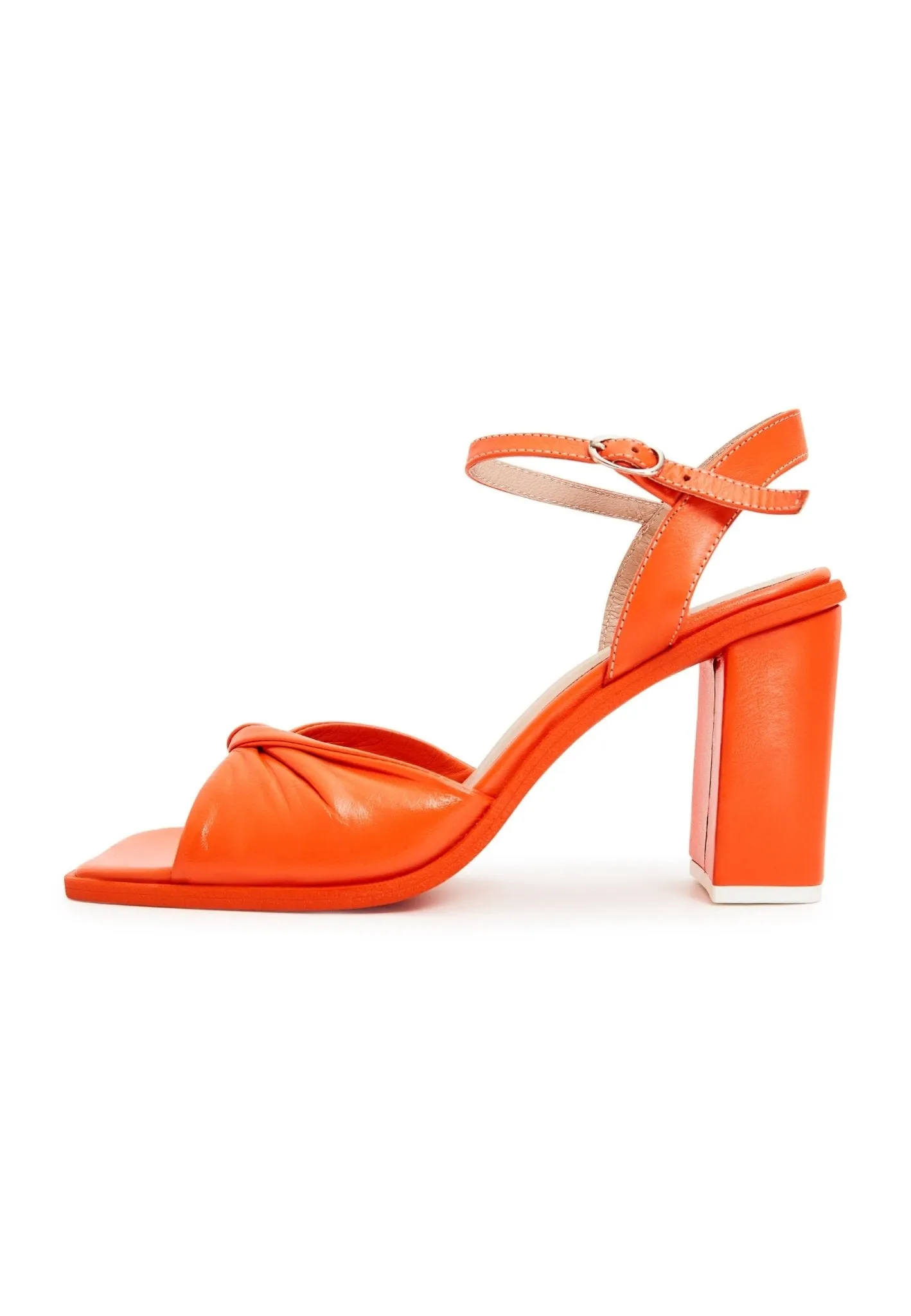 Timeless Block Heels - Orange