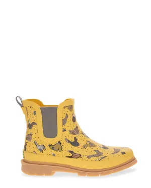 Women's Hen Frenzy Chelsea Boot - Yellow